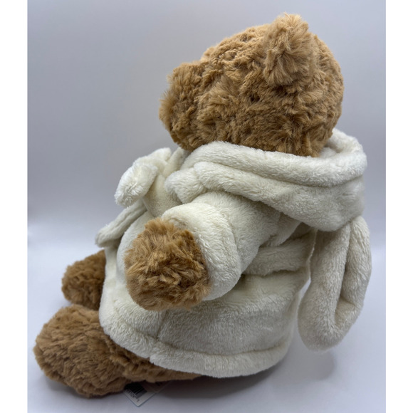 RARE Jellycat Bartholomew Bear with Bathrobe Stuffed Animal, 10 inches - NWT - Picture 2 of 7
